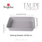 Berlinger Haus Taupe Collection tepsi 40x28 cm  BH-7903 