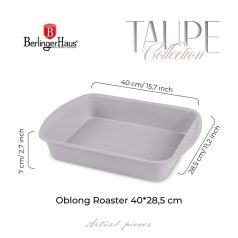 Berlinger Haus Taupe Collection tepsi 40x28,5 cm  BH-7907 
