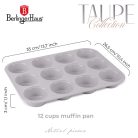 Berlinger Haus Taupe Collection  Muffin Sütő 12 csészés  BH-7947 