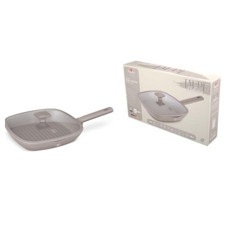 Berlinger Haus Taupe Collection Grill serpenyő fedővel  28 cm BH-8097 