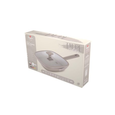Berlinger Haus Taupe Collection Grill serpenyő fedővel  28 cm BH-8097 