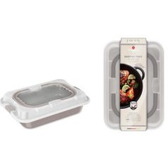   Berlinger Haus Taupe Collection Tepsi fedővel 36,5 x 24,5 x 5,5 cm  BH-8638 