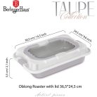 Berlinger Haus Taupe Collection Tepsi fedővel 36,5 x 24,5 x 5,5 cm  BH-8638 