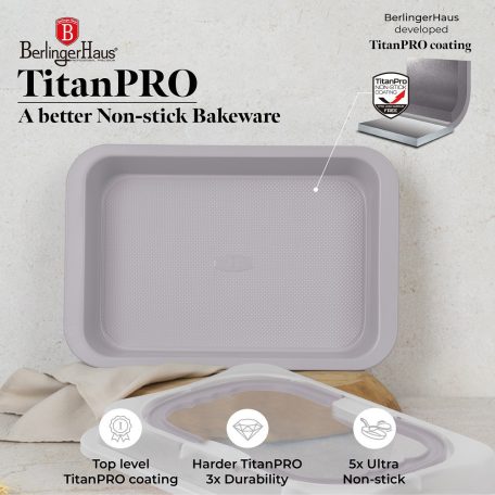 Berlinger Haus Taupe Collection Tepsi fedővel 36,5 x 24,5 x 5,5 cm  BH-8638 