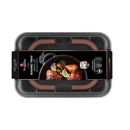 Berlinger Haus Rose Gold Line Collection Tepsi fedővel BH-8673 