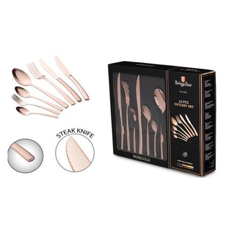 Berlinger Haus Rosegold Collection 42 részes evőeszközkészlet BH-3087 
