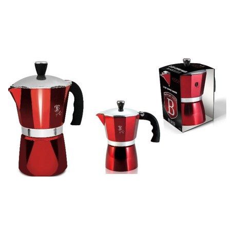 Berlinger Haus burgundy collection 6 személyes kotyogós kávéfőző BH-8563 