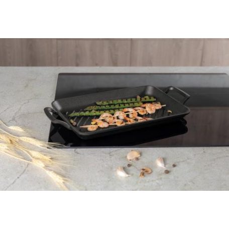Berlinger Haus Öntöttvas téglaplap alakú grill sütőlap 33 cm BH-6532