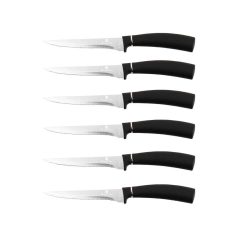   Berlinger Haus Matte Black Collection Stek késkészlet 6 db-os BH-2815