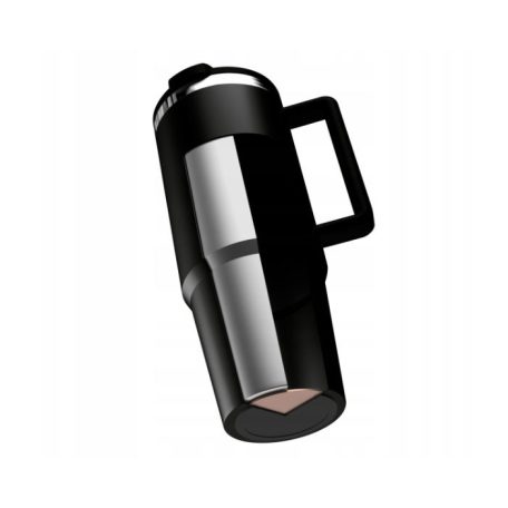 Berlinger Haus Matte Black Collection  Termosz bögre szívószállal 1L 