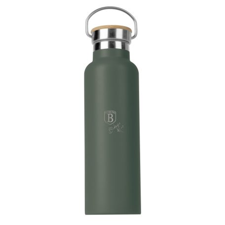 Berlinger Haus Matte Green Collection Kulacs bambusz kupakkal 0,6 L BH-7219