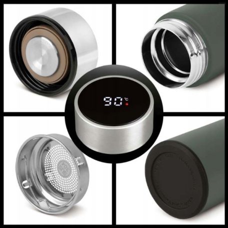 Berlinger Haus Matte Green Collection Ivópalack LED-es hőfok kijelzővel BH-9679