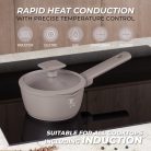 Berlinger Haus Szósz.Edény+Fedő 16Cm Taupe BH-8088 