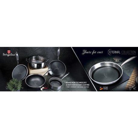 Berlinger Haus Eternal Collection grill  serpenyő fedővel 28 cm  BH-8520 
