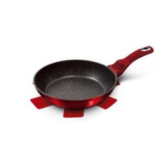   Serpenyő márvány bevonattal, metál külső bevonattal, 20 cm burgundy BH-1251