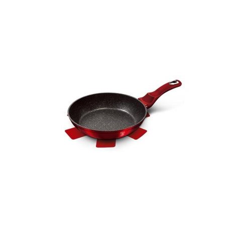 Serpenyő márvány bevonattal, metál külső bevonattal, 20 cm burgundy BH-1251
