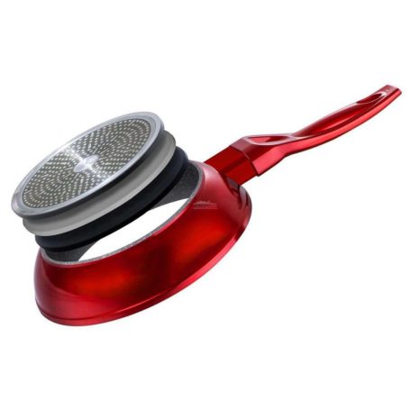 Berlinger Haus Metallic Burgundy Line serpenyő márvány bevonattal, 28 cm BH-1253N