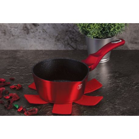 Berlinger Haus Metallic Burgundy Line szószos tejforraló edény márvány bevonattal BH-1255N