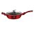 Berlinger Haus Metallic Burgundy Line mély serpenyő márvány bevonattal, fedővel, 28 cm BH-1260