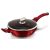 Berlinger Haus Metaliic Burgundy Line Collection  mély serpenyő márvány bevonattal, fedővel 32 cm BH-1261N