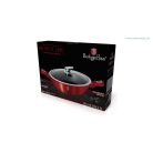 Berlinger Haus Metallic Burgundy Line lábas márvány bevonattal, fedővel, 24 cm BH-1262N