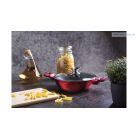 Berlinger Haus Metallic Burgundy Line lábas márvány bevonattal, fedővel, 24 cm BH-1262N
