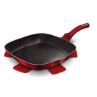 Berlinger Haus Metallic Burgundy Line grill serpenyő márvány bevonattal BH-1271
