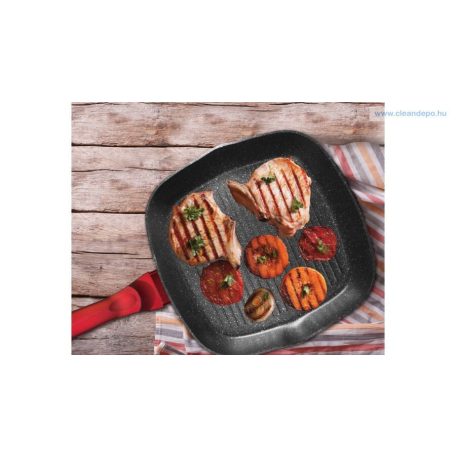 Berlinger Haus Metallic Burgundy Line grill serpenyő márvány bevonattal BH-1271