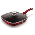 Burgundy Line Collection Grill serpenyő fedővel 28 cm  BH-1613N