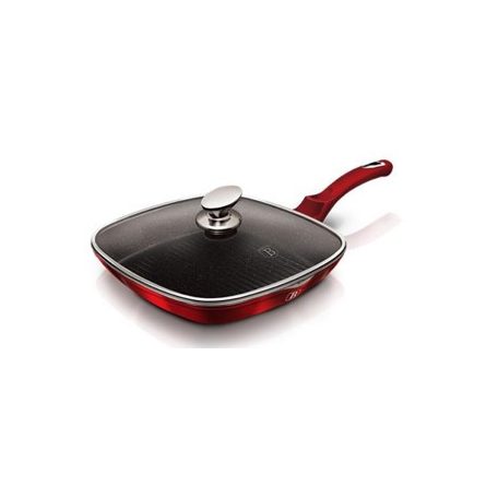 Burgundy Line Collection Grill serpenyő fedővel 28 cm  BH-1613N