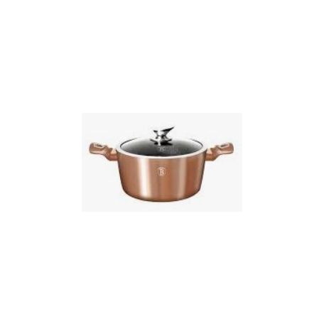 Berlinger Haus Metallic Line magas lábas márvány bevonattal, fedővel  20 cm BH-1514N