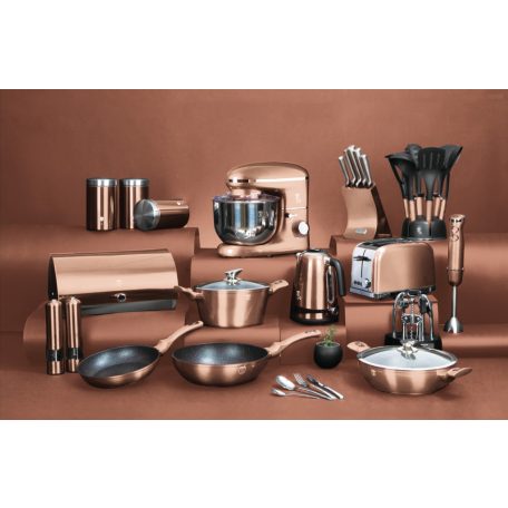 Berlinger Haus Metallic Line magas lábas márvány bevonattal, fedővel  20 cm BH-1514N