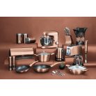 Berlinger Haus Metallic Rosegold Line magas lábas márvány bevonattal, fedővel, 28 cm BH-1516N