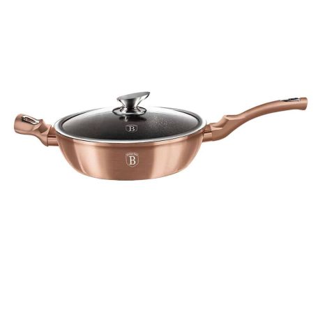 Berlinger Haus Rosegold Collection Mély serpenyő fedővel 28 cm BH-1518N 