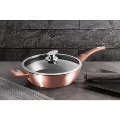   Berlinger Haus Rosegold Collection Mély serpenyő fedővel 28 cm BH-1518N 