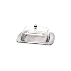   Berlinger Haus rozsdamentes acél vajtartó akril fedővel BH-1968 