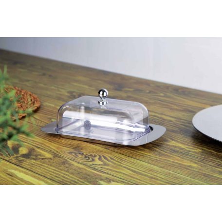 Berlinger Haus rozsdamentes acél vajtartó akril fedővel BH-1968 