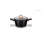 Berlinger Haus Black Rose Collection magas lábas márvány bevonattal, fedővel, 20 cm BH-1641N