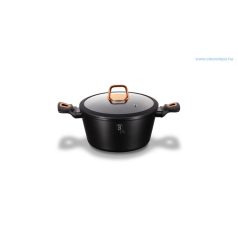   Berlinger Haus Black Rose Collection magas lábas márvány bevonattal, fedővel, 20 cm BH-1641N