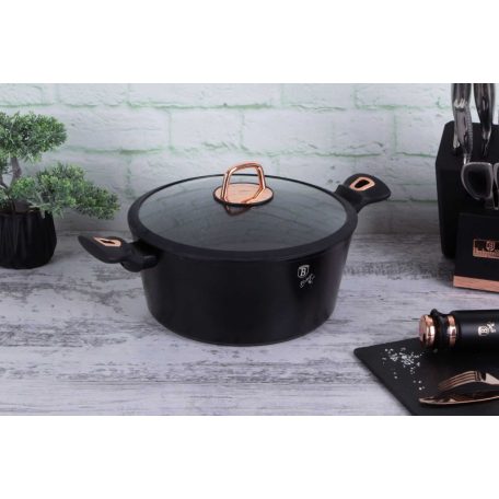 Berlinger Haus Black Rose Collection Lábas fedővel 6,1 L BH-1931N