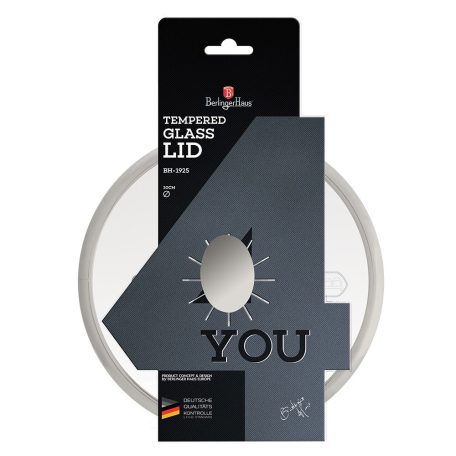 BerlingerHaus Metallic Line Üveg fedő  20 cm BH-1925 