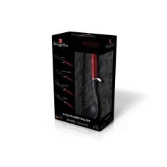   Berlinger Haus Metallic Line 4 részes nylon konyhai eszköz készlet, burgundy fekete BH-6235