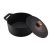 Berlinger Haus Black Rose Collection öntöttvas magas lábas fedővel, 24 cm BH-6492