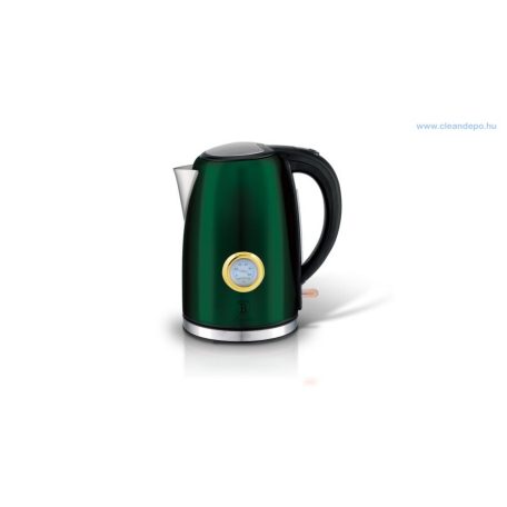 Berlinger Haus Emerald Collection rozsdamentes acél elektromos vízforraló termosztáttal, 1,7 liter, 2200 W BH-9072