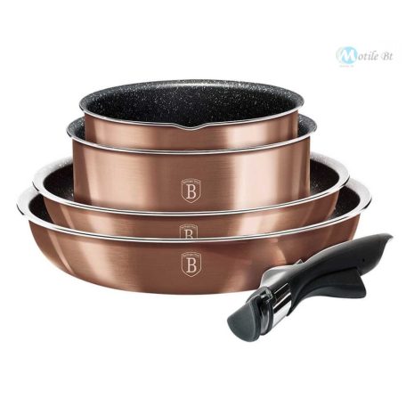 Berlinger Haus  Edénykészlet márvány bevonattal 9 részes Rosegold Edition BH-6147