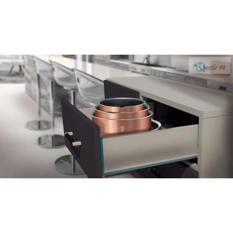 Berlinger Haus  Edénykészlet márvány bevonattal 9 részes Rosegold Edition BH-6147