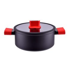 Alu.Lábas+Üvegfedő 5L 24Cm