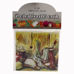 Polcdíszítő  Csík 6Db/Csomag