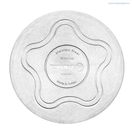 Korkmaz Alfa rozsdamentes fazék fedővel 6,8 literes 26x13 cm