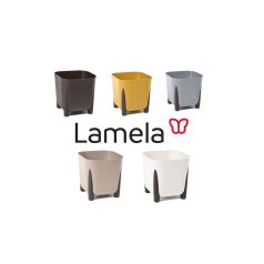   Lamela Frida szögletes műanyag virágtartó betéttel 29 cm